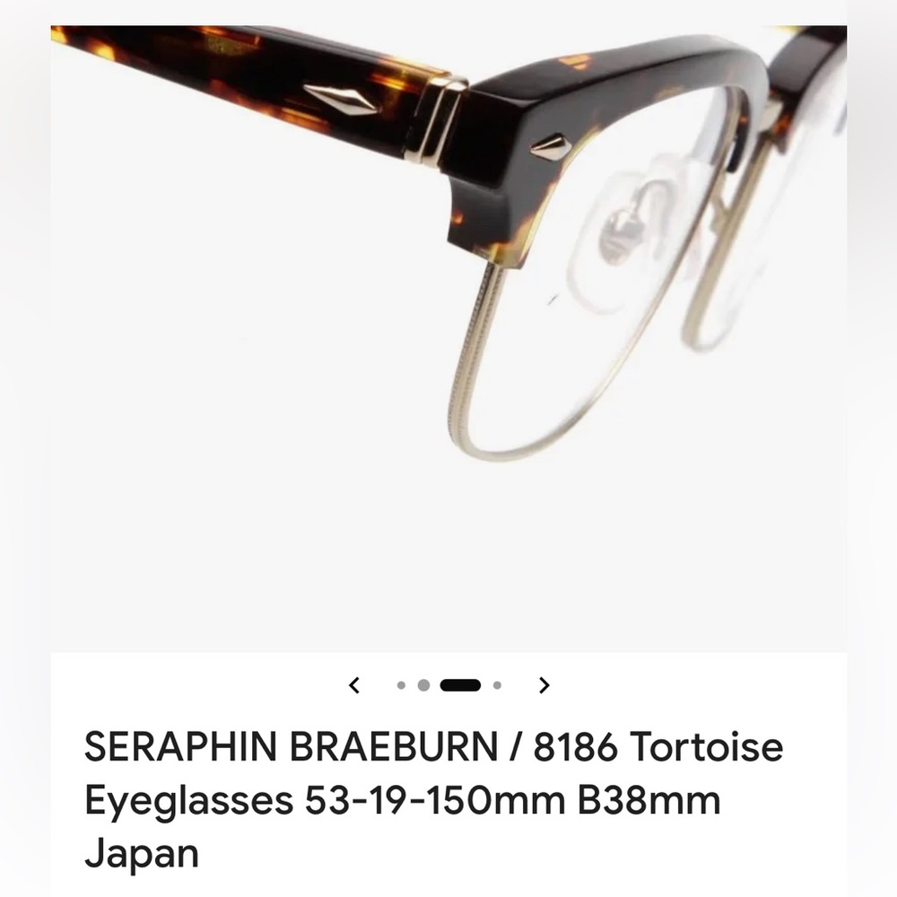 Seraphin Braeburn Eyeglass Frames in Tortoise